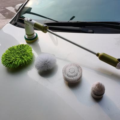 China Sustainable Portable Detachable Long Handle Cleaning Tool Kit Car Electrical Detailing And Washer for sale