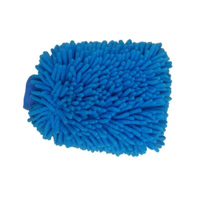 China Microfiber Car Wash Sponge Gloves Chenille Glove Cleaning Cleaning Gloves for sale