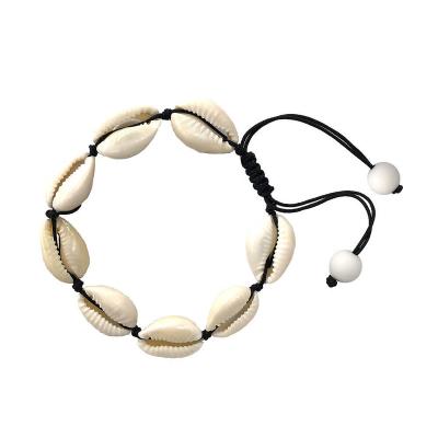 China AiQi CLASSIC unique Hawaiian style bangles custom made women Shell Woven Bracelet Is A fashion jewelry for sale