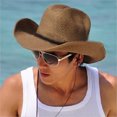 China Unisex Character For Straw Beach Sun Hat Summer Sun Hat Soft Foldable Belt Wide Brim Hat for sale