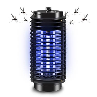 China Viable Electronic Mosquito Killer LED Insect Black Electric Mosquito-Trapping Lamp Mosquito-Killing Device for sale