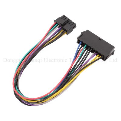 China COMPUTER ATX 24Pin to 14 Pin Power Supply Cable Cord 24p to 14p 18AWG Wire for Q77 B75 A75 Q75 Motherboard for sale