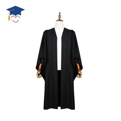 China UK Graduation Gown Classic School Style Bachelor Dress for sale