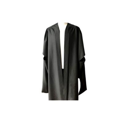 China Unisex UK Black Master Of School Hotsell Graduation Gown for sale