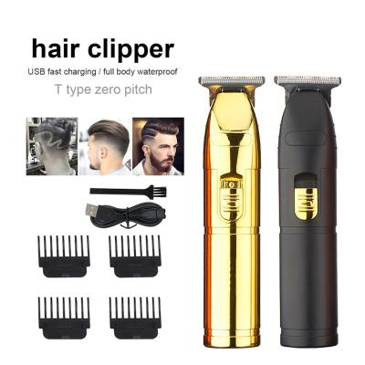 China USB Baldhead Car Hair Clippers Shaving Machine Professional Electric Blade Rechargeable Cordless Barber Clippers USB Hair Trimmer Gold for sale