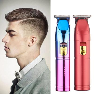 China Best Selling Car Hair Cutting Machine 0mm Cordless Hair Clippers T Blade Beard Razor Barber Shaver Cordless Bald Hair Trimmer Manufacturers for sale