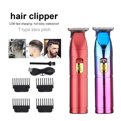 China 2021 Car USB Hair Trimmer Professional Cordless Rechargeable Hair Cutting Machine Beard Trimmer & Low Noise Hair Clippers For Men for sale