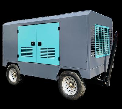 China High Quality Lubricated 55kw Portable Screw Diesel Air Compressor for sale