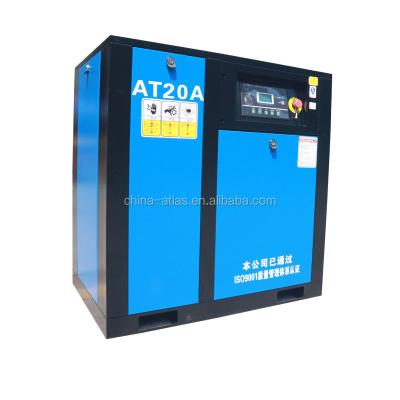 China 7.5kw 15kw 22kw 37kw 75kw 8bar 10bar 12bar silent oil free electric lubricated screw air compressor with CE for industrial for sale