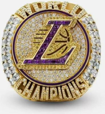 China CLASSIC American Basketball Championship Ring Los Angeles Lakers Charm Ring for sale