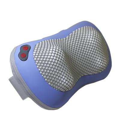 China Portable Home Electric Neck Shoulder Pillow Massager Car Massager Back Massager Pillow With Heat for sale