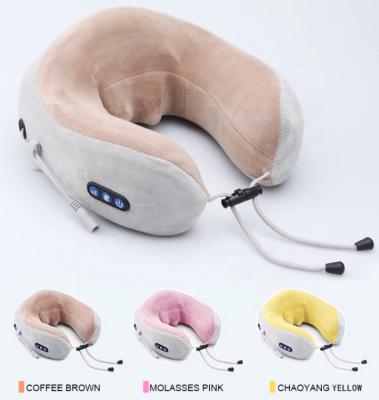 China 2021 Portable Deep Tissue Massager Memory Foam Pillow Massager U Shaped Kneading Pillow With Hot for sale