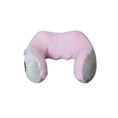 China Portable Multi-Function Electric Magnetic U-shaped Vibration Pillow Massager Neck Shoulder Neck Waist Massager for sale