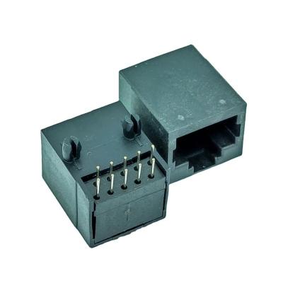 China PCB Connector RJ50 10P10C Tab Down Side Entry Modular Jack for sale