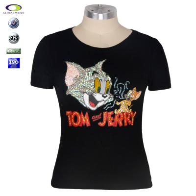 China Cheap Custom Anti-Wrinkle Summer x X x Women T-Shirt With Animals for sale