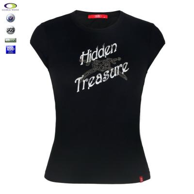 China Wholesale 100% ouky cotton anti-shrink fashion women's t-shirt with logo for sale