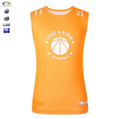 China Quick Dry Basketball Sport Wear Men Anti-Shrink Tank Top for sale