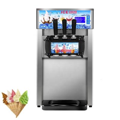 China Factory Cheap Price Three Flavor Soft Ice Cream Machine High Quality Beverage Ice Cream Maker Machine for sale