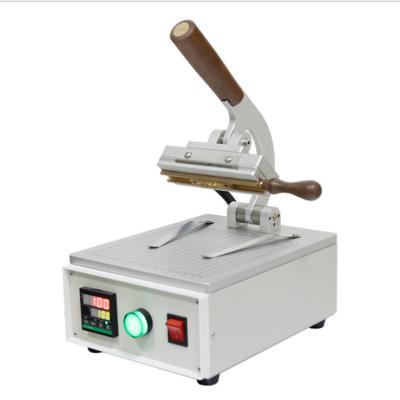 China Hotels Leather Tool Bronzing Printer Embossing Manual Hot Stamping Machine for sale