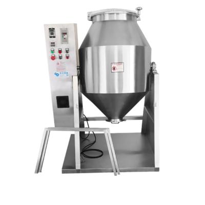 China Particle Stainless Steel Feed Granule Powder and Powder Mixer Dry Drum Paddle Rotary Mixer Machine for sale