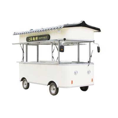 China Custom Electric Vegetable Processing Plant Snack Truck Mobile Breakfast Truck for sale