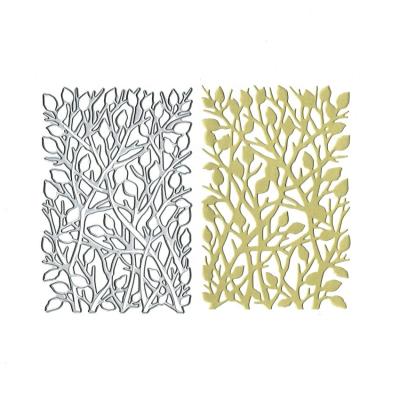 China Europe Branches Leaves Greeting Card Cutting Dies Scrapbooking A5 Paper Metal Die Cuts for sale