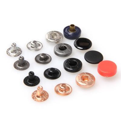 China Hot Sale Baby Clothing Dry Cleaning Remove Strong Metal Spring Snap Buttons For Jeans for sale