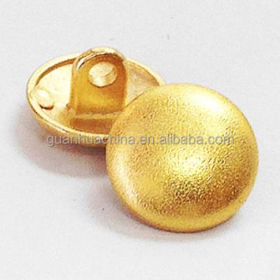 China Dry Cleaning 16mm Gold Sewing Buttons With Leg for sale