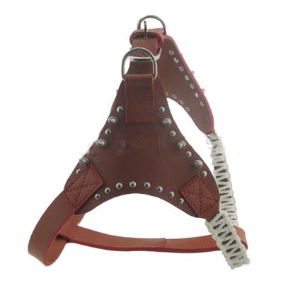 China Hotselling Good Quality Customized Adjustable Dog Harness Dog Harness No-Pull Leather Pet Harness Outdoor for sale