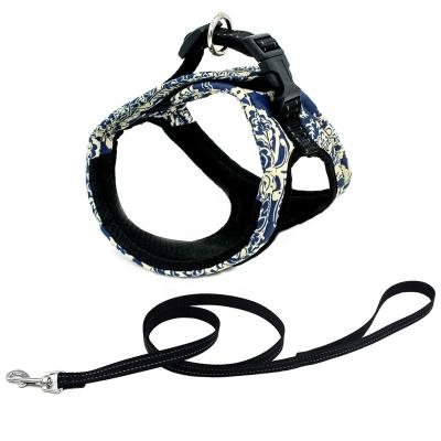 China Sustainable Custom OEM Specialized Rivet Canvas Dog Harness Collar for sale