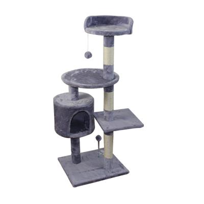 China Viable Wholesale Cat Scratching Post Tree, OEM Cat Tree Furniture for sale