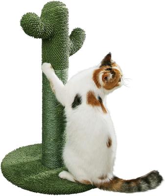 China Natural Sisal Amazon Hotselling Cactus Cat Sustainable Tree Scratcher Scratching Posts Cat Tree Wall For Cat for sale