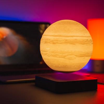 China Minimalist Christmas Ornaments Minimalist Portable Bedside Magnetic Levitation Floating 14cm Saturn Led 18cm Mars Jupiter Moon Night Lamp zu verkaufen