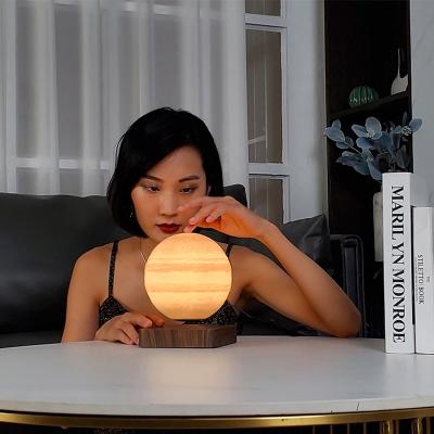 Cina Minimalist High Quality Smart Led Light For Furniture Bedroom Kids Adults Room Anti Gravity Magnetic Levitation Floaing Jupiter Table Lamp in vendita