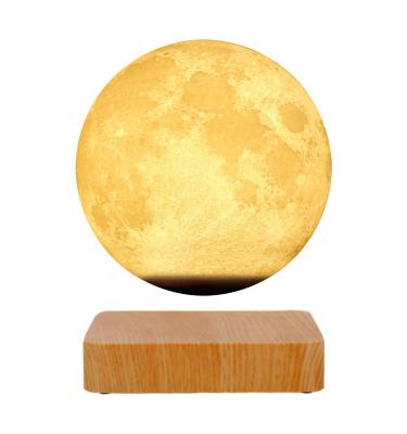 Κίνα Minimalist Living Room Bedroom Cafe Indoor Pendant Light Magnetic Levitation Floating LED Moon Modern Chandelier Home Light 14CM προς πώληση