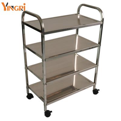 China 201 stainless steel in running stainless steel hotel service dining food cart cart for sale