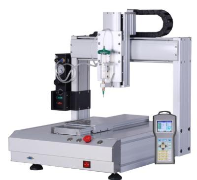 China Semi Automatic Solder Paste Dispenser DS331 Glue Dispenser 1000 Dots / 1 File for sale