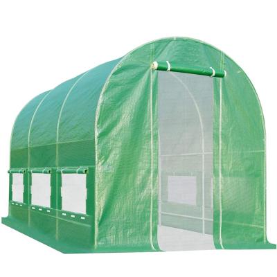 China Easily Assembled GREENDAY 2M Portable Outdoor Garden Mini Tunnel Greenhouse for sale