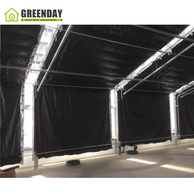 China Stable Structure GREENDAY Smart Greenhouse Blackout Light Deprivation Greenhouse With Complete Systems for sale