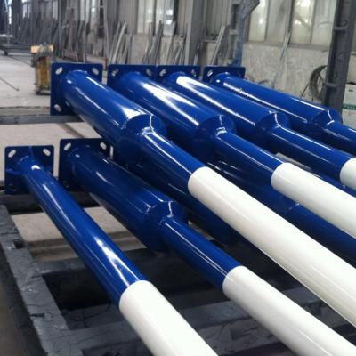 China Factory direct supply square hot dip galvanized steel street light poles 6m 9m 12m with wholesale price for sale