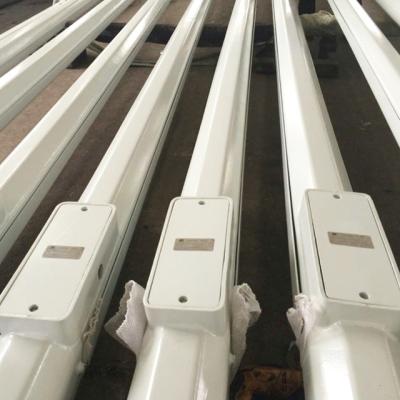 China Square hot dip galvanized folding road lighting pole 5m 9m 12m with factory price for sale