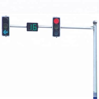 China Custom Steel Square Traffic Lights Street Light Pole for sale