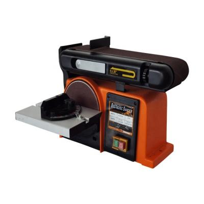 China Constant Speed ​​Wood Sanding Bench Grinding Combined Disc and Belt Grinder Sander for sale