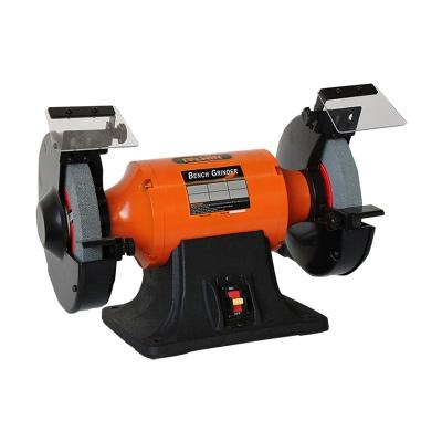 China 175 Mm General Purpose Grinding Industrial Double Ended Bench Grinder Woodworking Bench Grinder With Cast Iron Base for sale