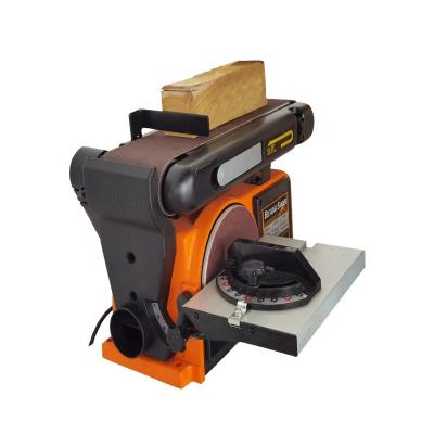 China 230V Adjustable Wide Belt Sander 150mm Disc Belt Wood Sanding Machine for sale