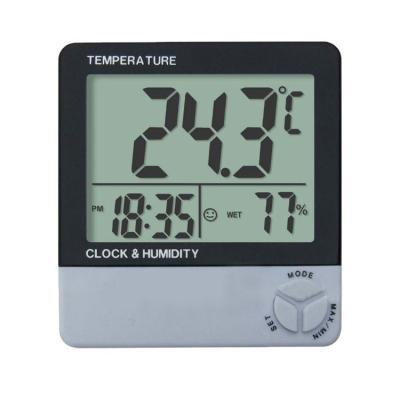 China Home Customization Multifunctional Digital Thermometer Hygrometer with Clock TL8001A for sale