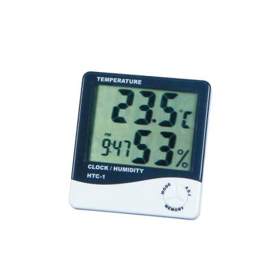 China China Plastic Supplier Custom Eco-friendly Wall Clock Thermometer Hygrometer for sale