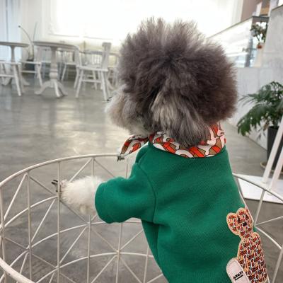 China Durable fashionable plush warm autumn and winter wear dog collar hoodie pet supplies dog clothes for sale