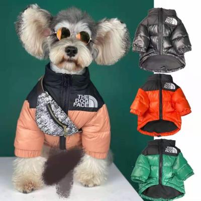 China Winter Sustainable Popular Dog Down Jacket Warm Dog Ski Suit Dog Clothes Custom Made for sale