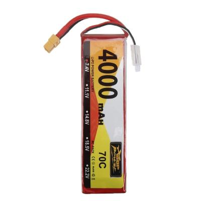 China Small Lightweight High Capacity ZOP Power 7.4V 4000mAh 30C 40C 60C 70C 2S Lipo Battery XT60 Plug For RC Drone for sale